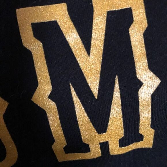 Black MOMBIE Long Sleeve V-Neck Shirt - Picture 3 of 5